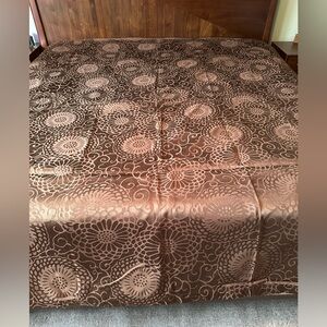 Thomas O'Brien Vintage Harbor - Rich Brown floral KING Duvet Cover 101”x 88”